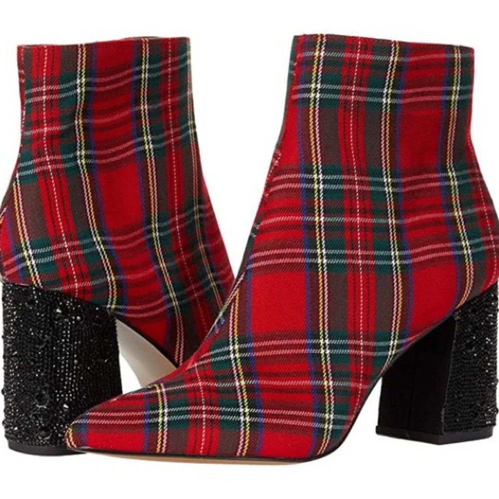 Betsey Johnson | Kassie Red Boots, size 6.5